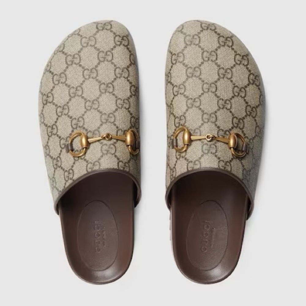 Authentic Gucci Supreme Horsebit Mules
